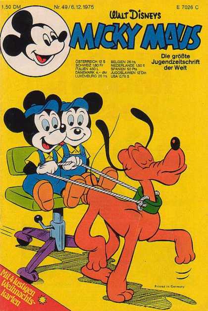Micky Maus 1042 - Walt Disneys - Die Grobte Jugendzeitschrift Der Welt - Rope - Mil 4 Lustigen - Karlen