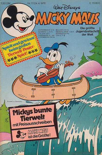 Micky Maus 1062 - Donald Duck - Canoe - Waterfall - Ukulele - Singing