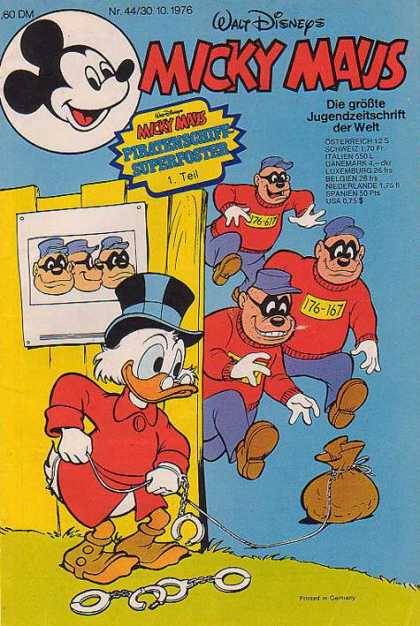 Micky Maus 1089 - Duck - Masks - Convicts - Bag - Caps