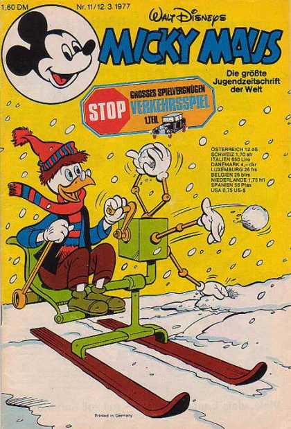Micky Maus 1108 - Walt Disneys - Volt - Stop - Robot - Snow
