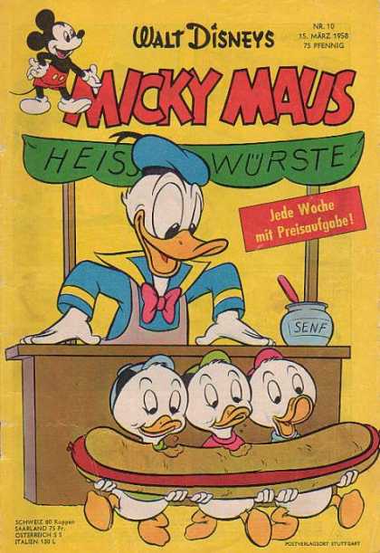 Micky Maus 116 - Disney - Mickey Mouse - Donald Duck - Giant Hotdog