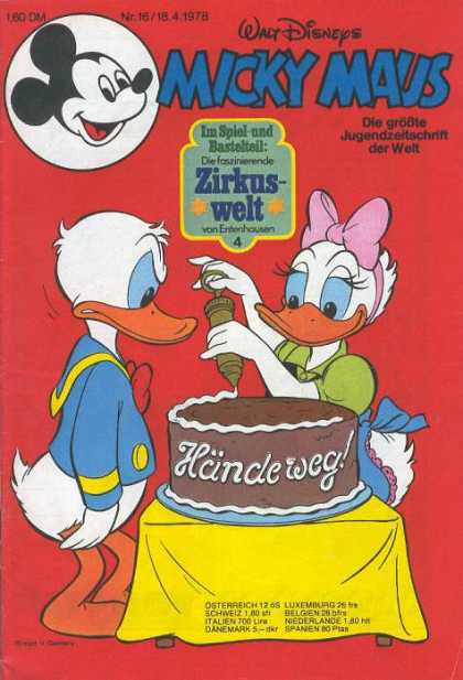 Micky Maus 1166 - Disney - Disney Comics - Mickey Mouse - Donald Duck - Daisy Duck