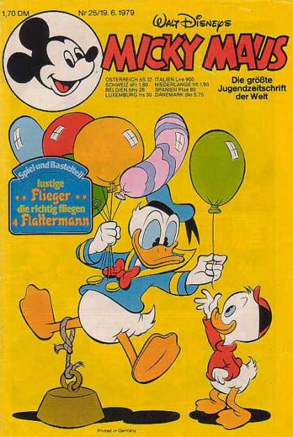 Micky Maus 1227 - Balloons - Ducks - Weight - Cap - Blue