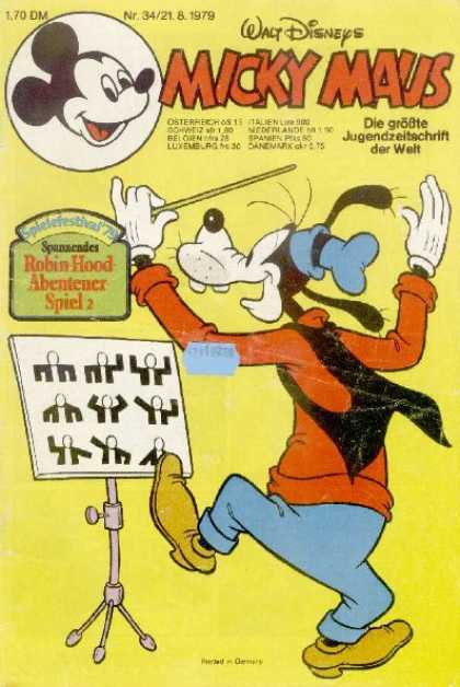 Micky Maus 1236 - Disney - Disney Comics - Mickey Mouse - Goofy - Training