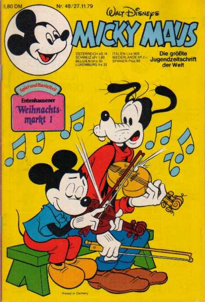 Micky Maus 1250 - Music - Entenhausener Weihnachtsmarkt 1 - Goofy - Mickey Mouse - Violins