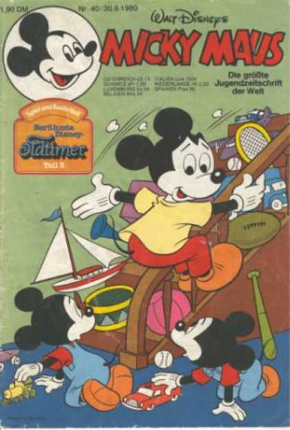 Micky Maus 1276 - Disney - Disney Comics - Mickey Mouse - Kids - Babysitter