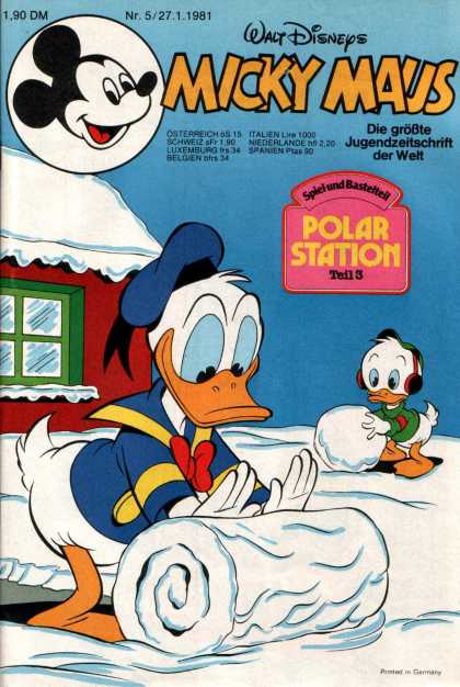 Micky Maus 1283 - Walt Disneys - Polar Station - House - Die Grobte Jugendzeitschrift Der Weit - Tell 5