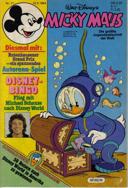Micky Maus 1446 - German - Donald - Duck - Mouse - Disney