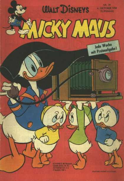 Micky Maus 145 - Walt Disney - Donald Duck - Camera - Hewy - Lewie