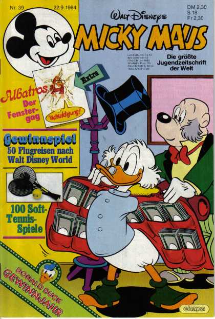 Micky Maus 1474 - German - Mickey Mouse - Uncle Scrooge - Albatros - Tennis