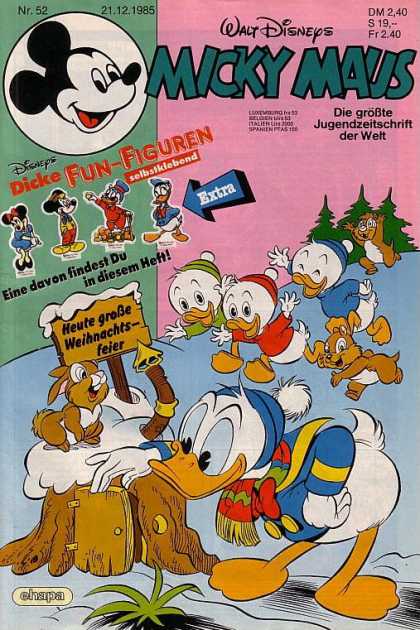 Micky Maus 1498 - Nr 52 - Donald Duck - Nephew - Rabbit - Trees
