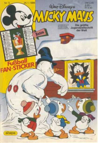 Micky Maus 1502 - Fan-sticker - Die - Der - Weit - Snowman