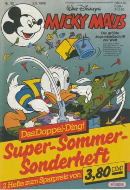 Micky Maus 1516 - Die Grobte - Jugendzeitschift - Der Weft - Das Dopple-ding - Super-sommer-sonderheft