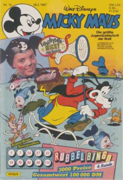 Micky Maus 1532 - Disney - Disney Comics - Mickey Mouse - Goofy - Fish