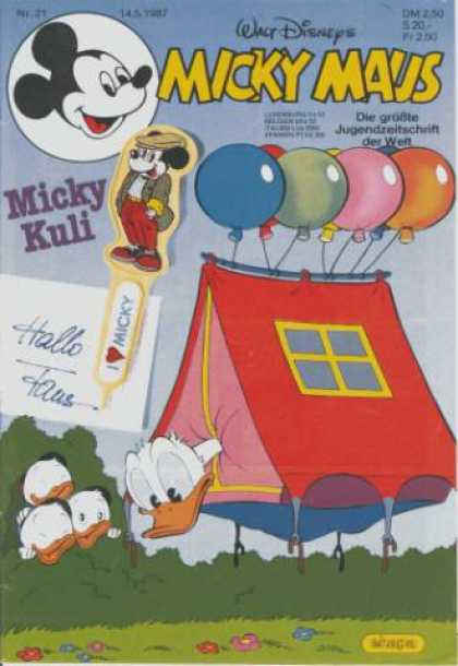Micky Maus 1542 - Walt Disney - Donald Duck - Kuli - Huey - Duey