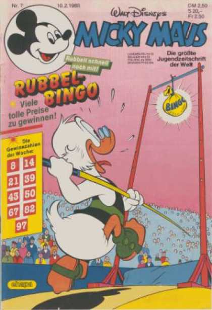 Micky Maus 1556 - Walt Disneys - Duck - Crowd - High Jump - Prize
