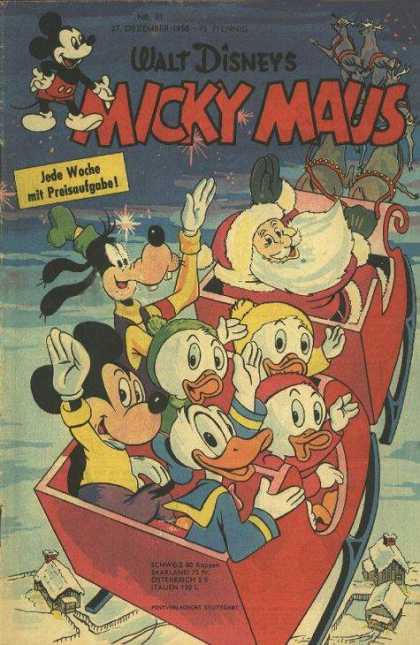Micky Maus 157 - Walt Disney - Muse - Ducks - Santa - Winter