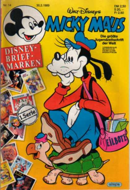Micky Maus 1598 - Disney - Disney Comics - Mickey Mouse - Goofy - Turtle