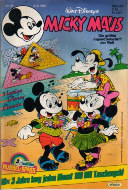 Micky Maus 1619 - Der Weit - Goofy - Mini Maus - Disney - Rubbel-spass