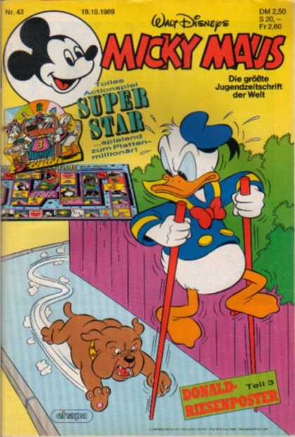 Micky Maus 1627 - Donald Duck - Disney - Bulldog - Super Star - German