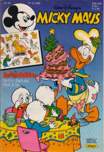 Micky Maus 1636 - Mickey Mouse - German - Cake - Donald Duck - Oliver