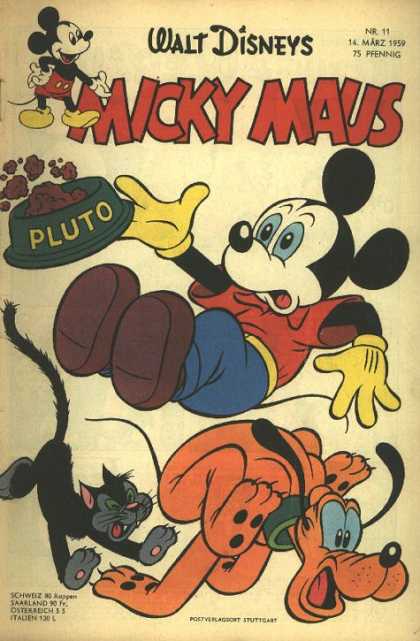 Micky Maus 169 - Dog - Cat - Chase - Fall - Pluto