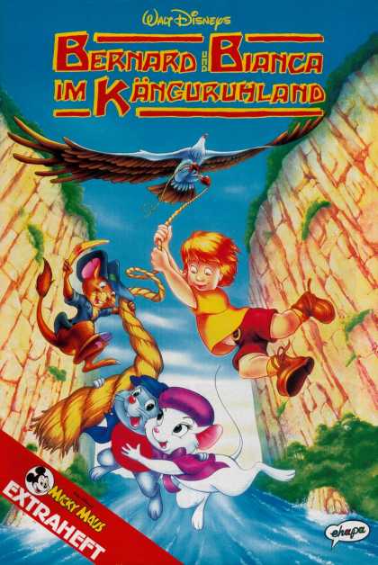 Micky Maus 1733 - Walt Disney - The Rescuers - Bird - Boomerang - Cliff
