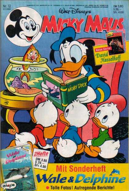 Micky Maus 1745 - Donald Duck - Huey - Dewie - Louie - Goldfish