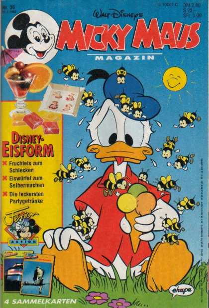 Micky Maus 1816 - Sun - Disney-eisform - Duck - Donald - Bee