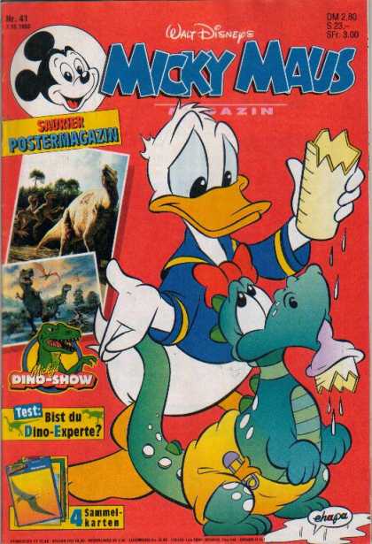Micky Maus 1827 - Mickey Mouse - Disney - Donald Duck - 41 - Dinosaurs