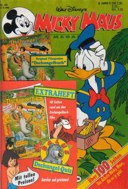 Micky Maus 1830 - Walt Disney - Dschungelbuch - German - Jungle Book - Donald Duck