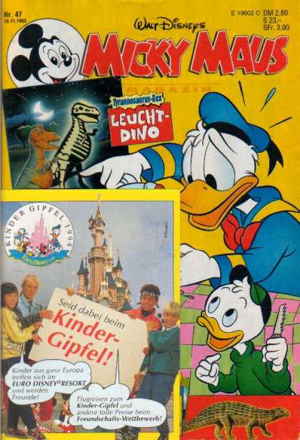 Micky Maus 1833 - Donald Duck - Mickey Mouse - German - Dinosaur - Disney Resort