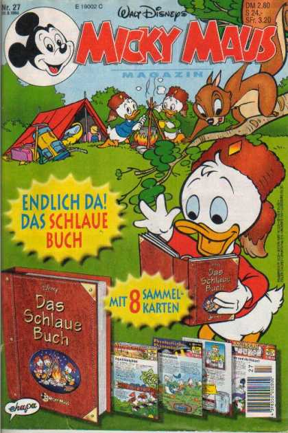 Micky Maus 1865 - European Edition - Walt Disney - Ducks - Issue 27 - Camping