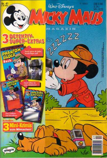Micky Maus 1879 - Mouse - Detective - Walt Disney - Dog - Radio