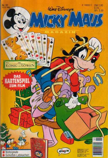 Micky Maus 1889 - The Poker Hero - Goofy The Card Master - Kartenspieler - Goofy The Magic - Goofy The Trickmaster
