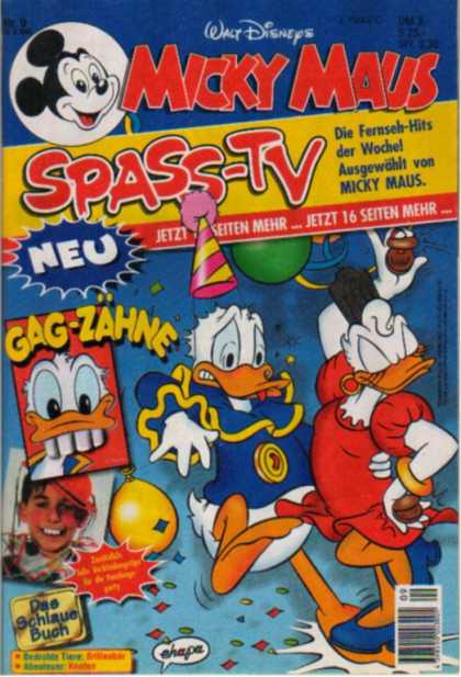 Micky Maus 1900 - Spass-tv - Donald Duck - Daisy Duck - Balloons - Party Heat