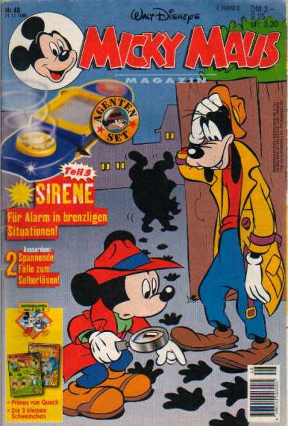 Micky Maus 1994 - Walt Disneys - Disney - Goofy - Fun - Detective
