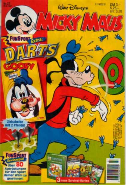 Micky Maus 2025 - Darts - Goofy - Funsport Extra - Walt Disney - Throwing