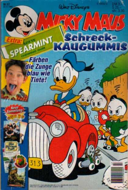 Micky Maus 2045 - Donald Duck - Disney - Spearmint - Car - Roller Skate