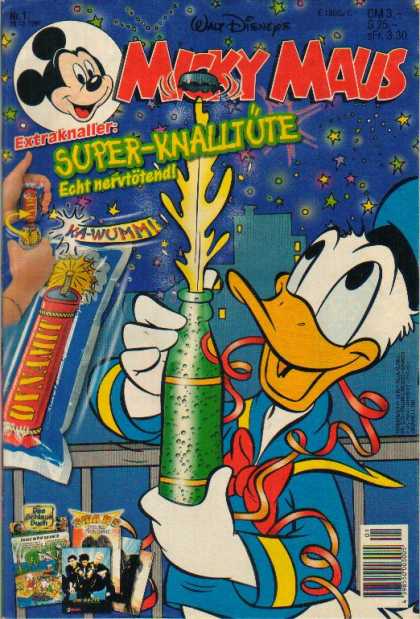 Micky Maus 2052 - Donald Duck - Dynamite - Fireworks - Streamers - Celebration