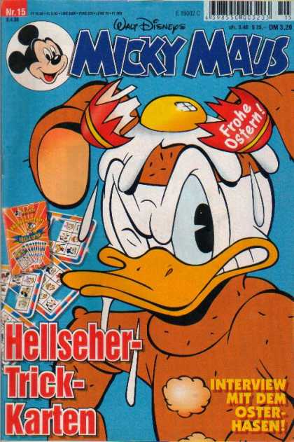 Micky Maus 2066 - Mickey Mouse - German - Egg - Broken - Donald Duck