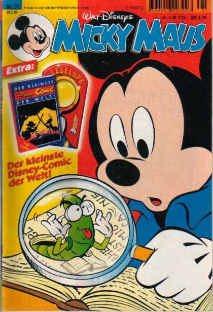 Micky Maus 2072 - Walt Disneys - Extra - Leselupe - Worm - Lense
