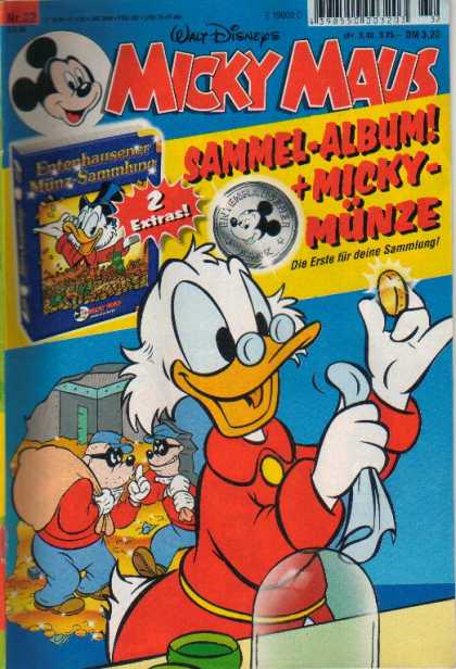 Micky Maus 2083 - Disney - Scrooge Mcduck - Gold Coins - Burglers - Eyeglasses
