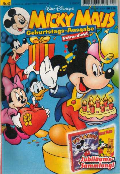 Micky Maus 2093 - Disney - German - Birthday - Mouse - Friendship