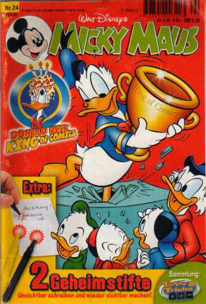 Micky Maus 2127 - Mickey Mouse - Donald Duck - Nephews - Birthday Cake - Trophy