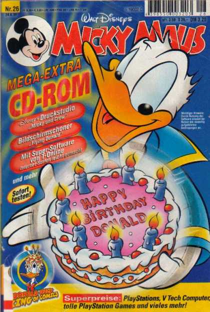 Micky Maus 2129 - Mouse - Duck - Cake - Birthday - Cd-rom
