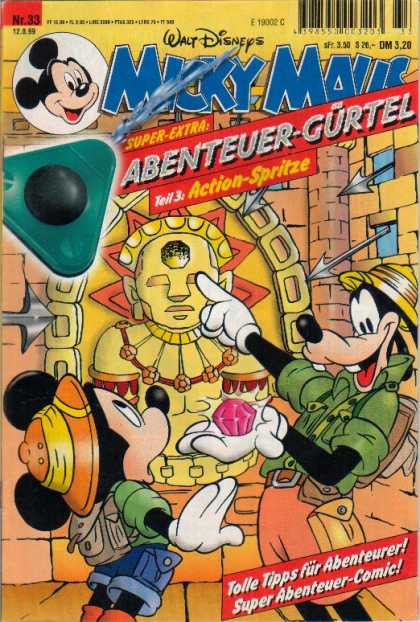 Micky Maus 2136 - Mickey Mouse - Walt Disney - Goofy - Jewels - Ancient Civilizations
