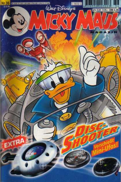 Micky Maus 2139 - Donald Duck - Outer Space - Flying - Disc Shooter - Ufos