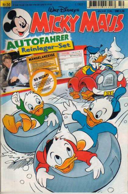 Micky Maus 2153 - Autofahrer Reinleger-set - Car - Tires - Snow - Donald Duck