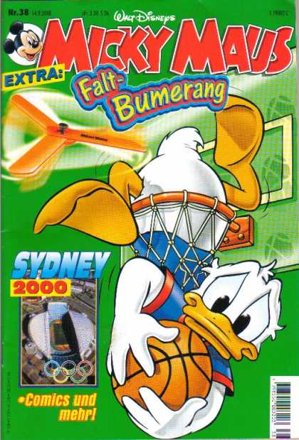 Micky Maus 2193 - Donald Duck - Basketball Goal - Basketball - Sydney - 2000